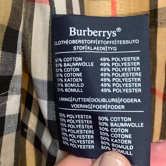 NWOT Burberry London Classic Tan Check Trench Coat - Picture 7 of 8